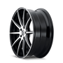 Kraze KR194 Cosmos 18x8 / 5x120 BP / 40mm Offset / 74.1mm Hub Gloss Black Machined Wheel