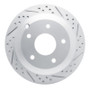 R1 05-06 Pontiac GTO Rear Right Drilled & Slotted Geo-Carbon Rotor