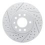 R1 03-11 Cadillac Bls (Mexico) Front Left Drilled & Slotted Geo-Carbon Rotor