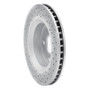 R1 07-18 Jeep Wrangler Front Right Drilled & Slotted Geo-Carbon Rotor