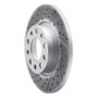 R1 15-26 Alfa Romeo Tonale Rear Left Drilled & Slotted Geo-Carbon Rotor
