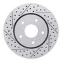 R1 08-16 Chrysler Town & Country Front Left Drilled & Slotted Geo-Carbon Rotor