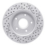 R1 08-16 Chrysler Town & Country Front Left Drilled & Slotted Geo-Carbon Rotor