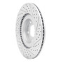 R1 04-11 Mazda Rx-8 Front Left Drilled & Slotted Geo-Carbon Rotor