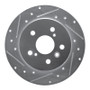 R1 00-04 Toyota Avalon Rear Left Drilled & Slotted Silver Brake Rotor