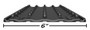Lowpro Grip Glides Narrow 6" 4/pk Extension Set