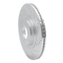R1 04-11 Mazda RX-8 Front Right Drilled & Slotted Silver Brake Rotor