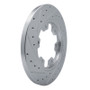 R1 15-25 Ford Transit-350/SRW Rear Right Drilled & Slotted Silver Brake Rotor