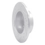 R1 80-91 Audi 5000S Rear Right Drilled & Slotted Silver Brake Rotor