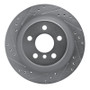 R1 16-26 BMW 228I Gran Coupe Rear Left Drilled & Slotted Silver Brake Rotor