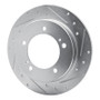 R1 83-98 Chevrolet Tracker Front Left Drilled & Slotted Silver Brake Rotor