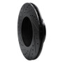 R1 04-10 BMW 525i (Mexico) Front Right Drilled & Slotted Black Brake Rotor