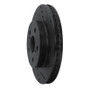 R1 16-22 Toyota Corolla (US/Canada) Front Right Drilled & Slotted Black Brake Rotor