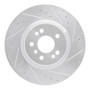 R1 06-12 Mercedes-Benz ML500 (USA/Canada) Front Right Drilled & Slotted Silver Brake Rotor