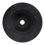 R1 79-91 Ford Country Squire Front Right Drilled & Slotted Black Brake Rotor