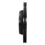 R1 85-91 Audi 200 Quattro Rear Right Drilled & Slotted Black Brake Rotor