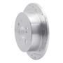 R1 04-10 Toyota SIENNA Rear Right Drilled & Slotted Silver Brake Rotor