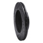 R1 88-91 Honda Accord Sedan Front Right Drilled & Slotted Black Brake Rotor