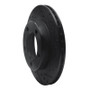 R1 76-86 Jeep CJ5 Front Right Drilled & Slotted Black Brake Rotor