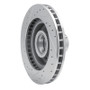 R1 93-95 Chevrolet G10 Front Right Drilled & Slotted Silver Brake Rotor