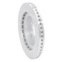 R1 98-04 Chrysler 300M Front Right Drilled & Slotted Silver Brake Rotor