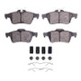 DFC 18-22 Ford EcoSport Rear 4000 HybriDynamic Brake Pads and Hardware Kit