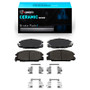 R1 1986-2006 Chevrolet Luv Pickup (Mexico) Front R1 Ceramic Pads & Hardware Kit