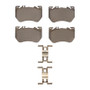 DFC 22-25 Mercedes-Benz E350 Front Euro 5000 Ceramic Brake Pads and Hardware Kit