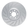 DFC 15-19 BMW X5 Left Front Drilled Hi-Carbon Alloy Geomet Coated Rotor