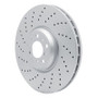 DFC 15-19 BMW X5 Left Front Drilled Hi-Carbon Alloy Geomet Coated Rotor