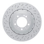 DFC 16-23 Porsche Cayman Left Front Drilled Hi-Carbon Alloy Geomet Coated Rotor