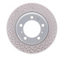 DFC 05-23 Porsche Cayman Rear Drilled Hi-Carbon Alloy Geomet Coated Rotor