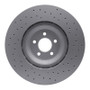 DFC 16-18 Ford Mustang Right Front Drilled GeoSPEC Coated Rotor