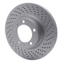 DFC 09-23 Porsche 718 Cayman Right Front Drilled GeoSPEC Coated Rotor