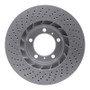 DFC 09-23 Porsche 718 Cayman Right Front Drilled GeoSPEC Coated Rotor
