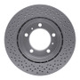 DFC 05-23 Porsche 718 Cayman Rear Drilled GeoSPEC Coated Rotor