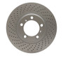 DFC 99-23 Porsche 718 Boxster Left Front Drilled GeoSPEC Coated Rotor