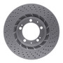DFC 94-98 Porsche 911 Left Front Drilled GeoSPEC Coated Rotor