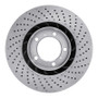 DFC 09-23 Porsche 718 Boxster Left Front Drilled Brake Rotor