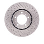DFC 98-12 Porsche 911 Left Front Drilled Brake Rotor