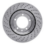DFC 78-89 Porsche 930 Right Rear Drilled Brake Rotor