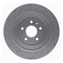 DFC 15-19 Chevrolet Corvette Rear GeoSPEC Coated Rotor - Slotted