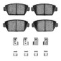 R1 1985-1994 Dodge Colt Rear R1 Ceramic Pads & Hardware Kit