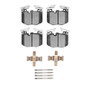 DFC 17-25 BMW 740I xDrive Front 5000 Advanced Low Metallic Brake Pads and Hardware Kit