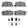 DFC 81-83 Chevrolet LUV Front 4000 HybriDynamic Brake Pads and Hardware Kit