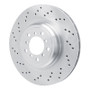 DFC 08-13 BMW M3 Left Front Drilled Brake Rotor