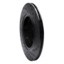 R1 95-03 BMW Z8 Rear Left Drilled & Slotted Black Brake Rotor