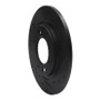 R1 71-89 Peugeot 504 Rear Right Drilled & Slotted Black Brake Rotor
