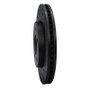 R1 04-08 Chrysler Pacifica Front Right Drilled & Slotted Black Brake Rotor
