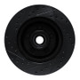 R1 74-84 Chrysler Imperial Front Right Drilled & Slotted Black Brake Rotor
